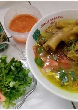 Soto ayam + ceker