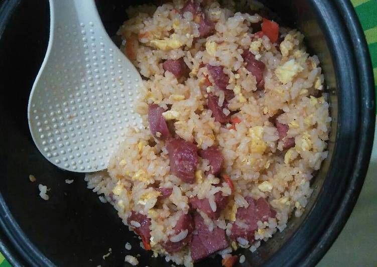 gambar untuk cara membuat Nasi Goreng Daging Se'i (Daging Asap khas Kupang NTT) ????