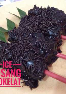 Ice pisang cokelat