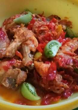 Ayam Balado Tomat Hijau