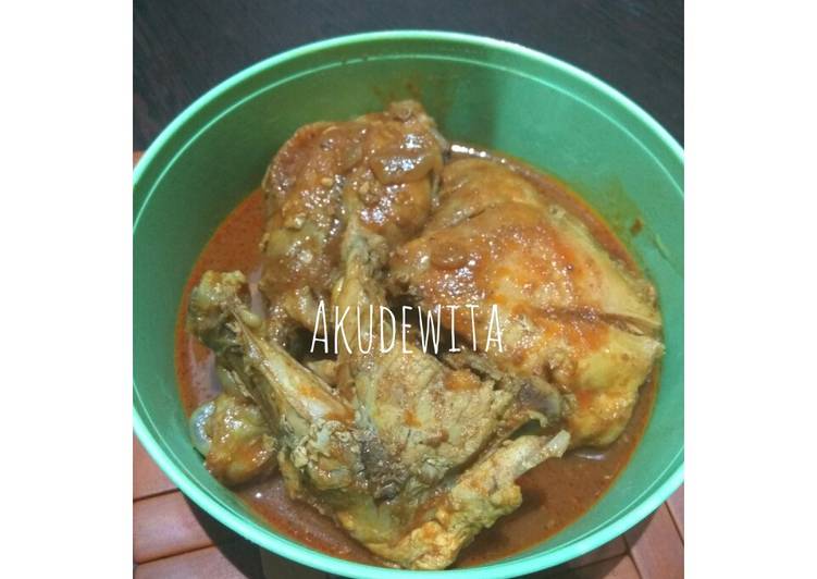 Kari Ayam No Santan SS (Super Simple)
