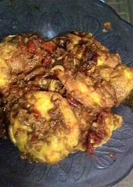 Balado Telur Dadar Irit