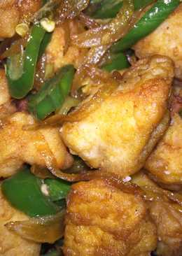 Ayam kecap cabe ijo