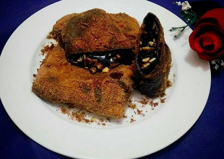 resep lengkap untuk Risoles coklat kacang lumer