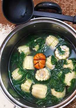 Sayur Bayam Jagung Ketan