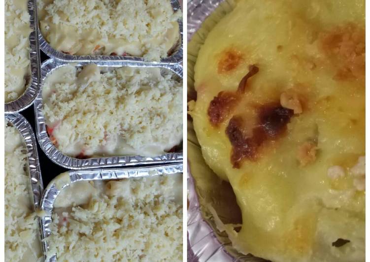 Resep Macaroni schotel cheesy and creamy Karya Syeren Salbia Trinita