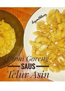 Cumi Goreng Saus Telur Asin