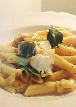 Penne with Green Curry Chicken