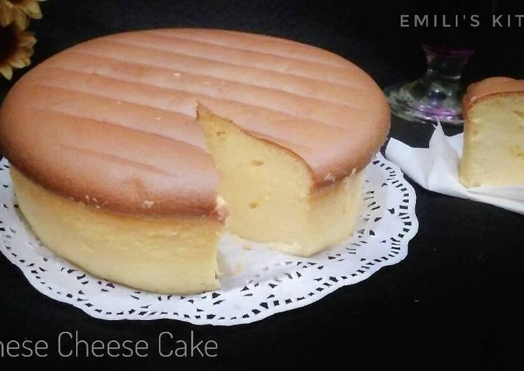 resep masakan Japanese Cotton Cheese Cake (no cream cheese)