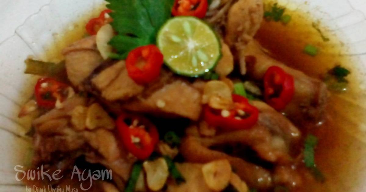 Resep Swike Ayam | Ayam Kuah Tauco ala Diyah Kuntari