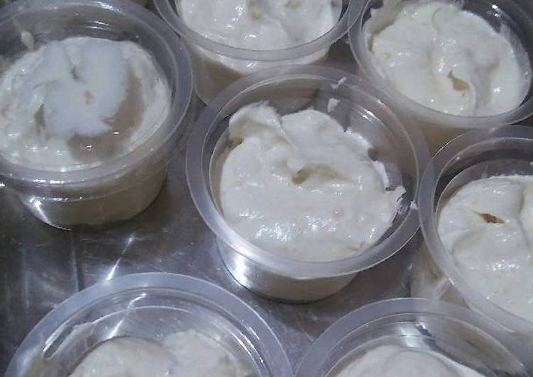 resep Es krim duren simple