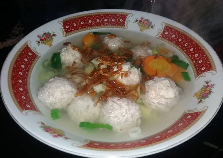 gambar untuk resep makanan Sup bakso rambutan superrrr simpel