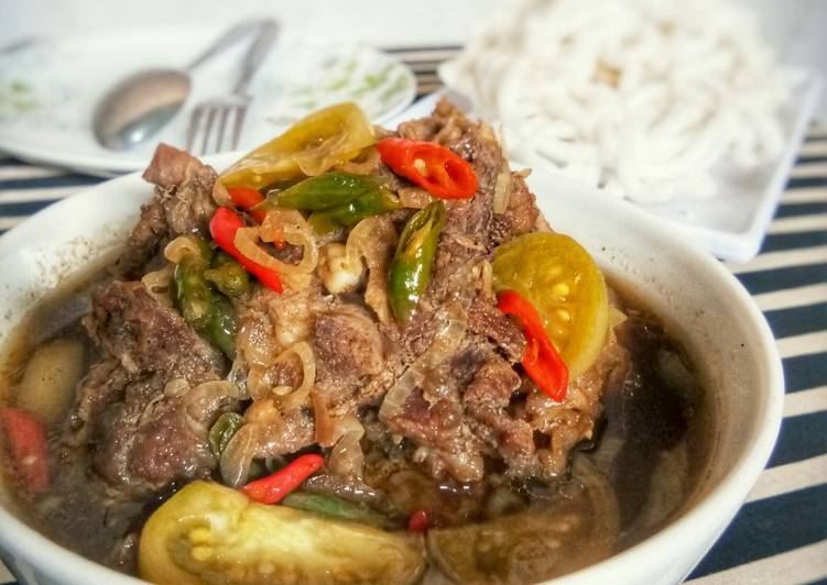 gambar untuk cara membuat Asem-asem Iga Kambing