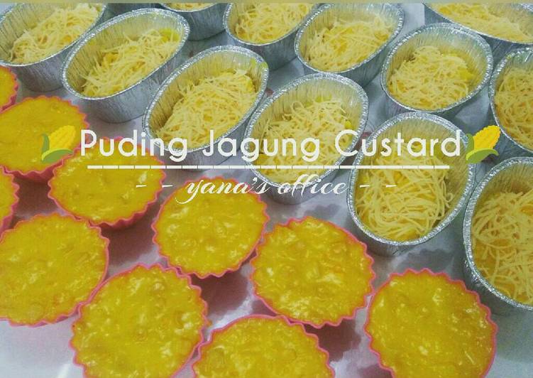 gambar untuk resep Puding Jagung Custard Yana