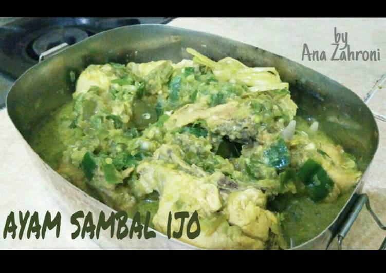Resep Ayam Sambal ijo Simple Kiriman dari Ana Ony Zahroni