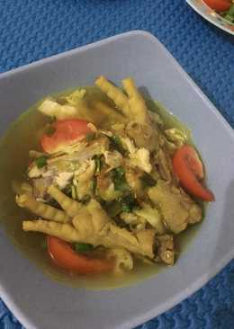 Soto Ayam plus Ceker