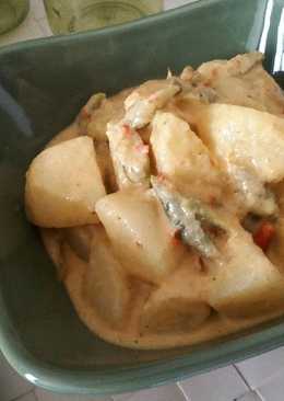 Gulai kentang buncis sederhana, tanpa msg