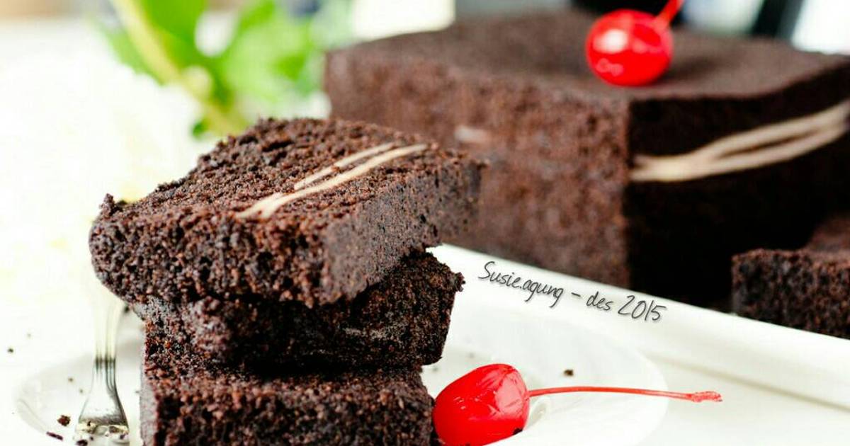 Resep Brownies ketan hitam Resep Brownies ketan hitam