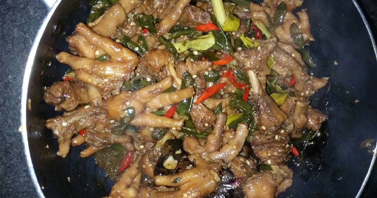 5 resep  oseng ceker pedas cabe ijo enak dan sederhana 