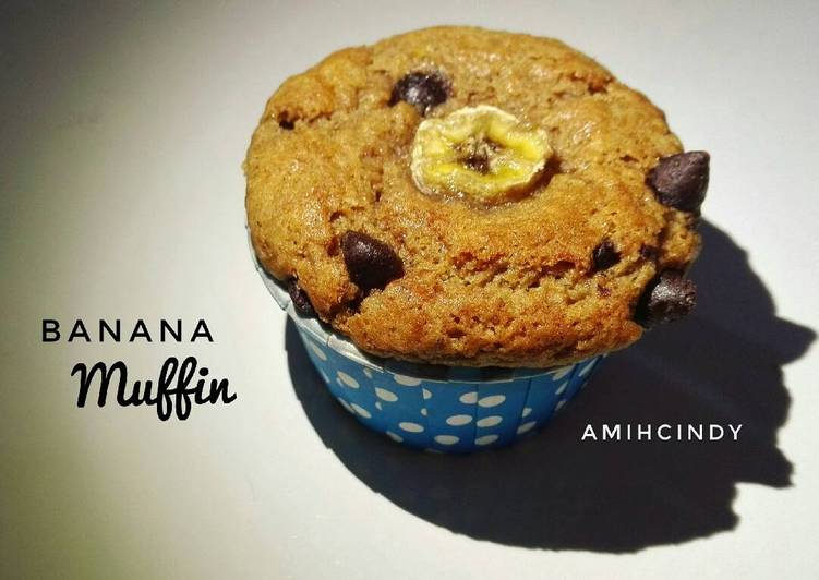 gambar untuk resep Banana muffin