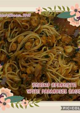 Spaghetti Udang Saus Padang #PekanInspirasi