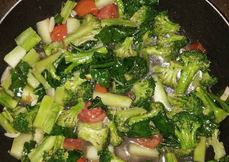 cara membuat Ca brokoli simpel