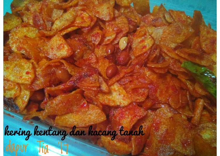 resep lengkap untuk Kering kentang dan kacang tanah