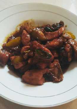 Ayam kecap sederhana