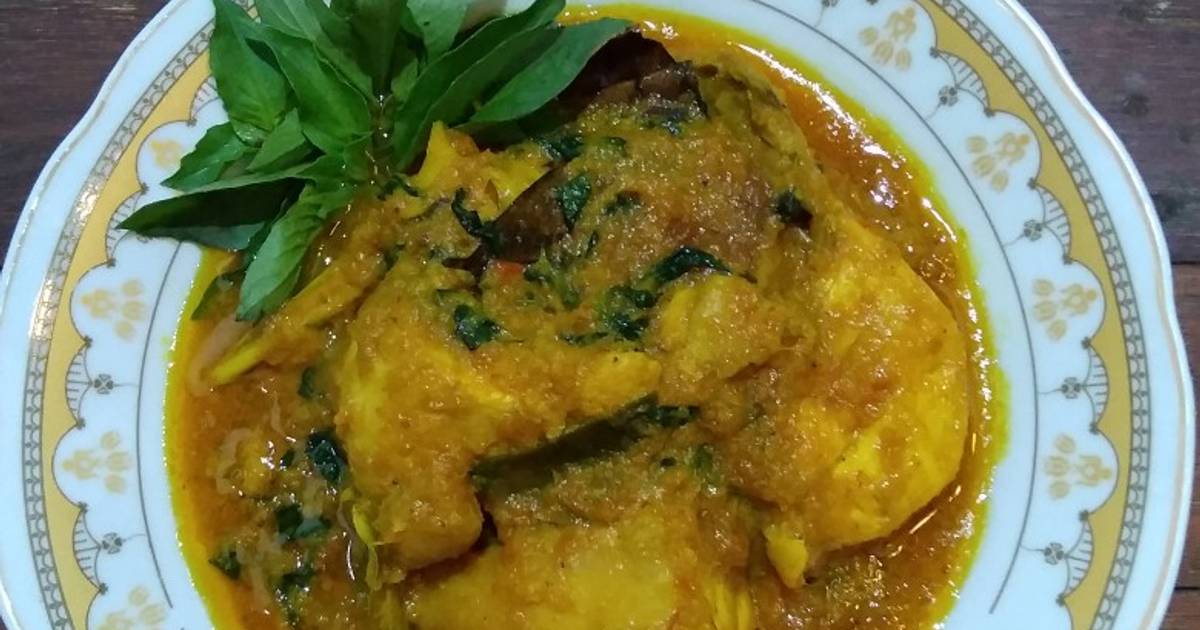 183 resep ayam kemangi bumbu kuning pedas enak dan 