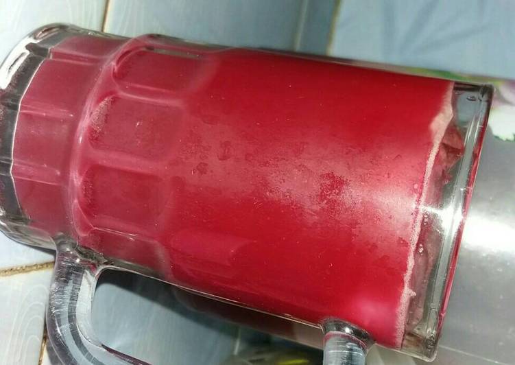 resep Jus Buah Beet, Wortel, Brokoli