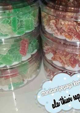 Manisan pepaya kering