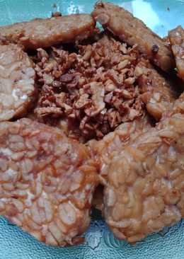 Tempe goreng bawang putih
