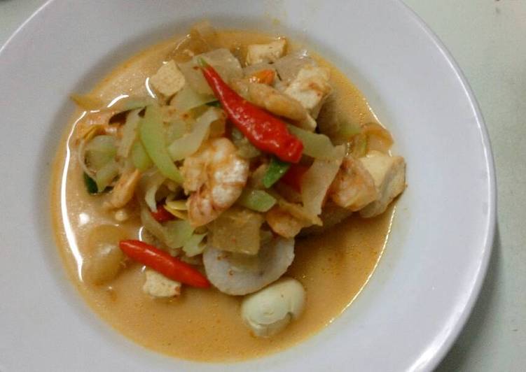 Resep Lontong Sayur Labu Siam Udang Resep Lontong Sayur Labu Siam Udang