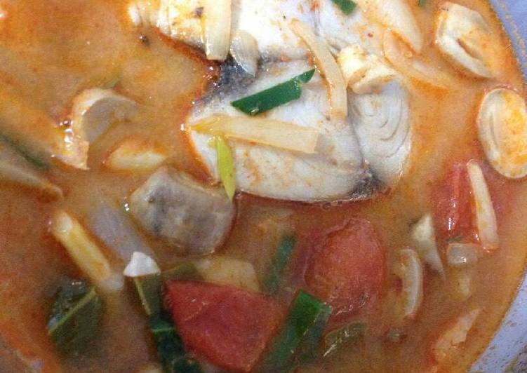 resep masakan Fish Tom Yam by my simple kitchen