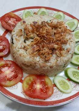 Nasi tuna kemangi rice cooker