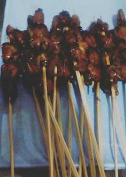 Sate kerang hijau Bakar