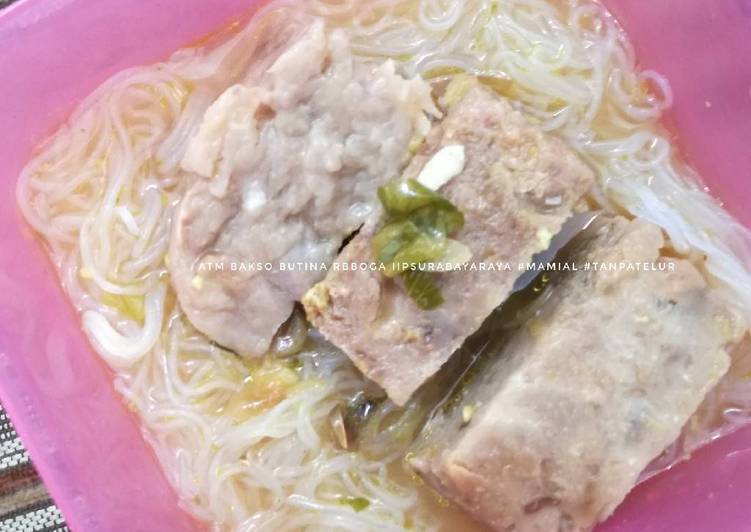 resep lengkap untuk Bakso Kotak Tanpa Telur #kilat