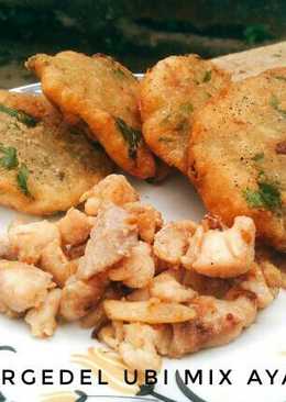 Pergedel Ubi mix Ayam No MSG #indonesiamemasak