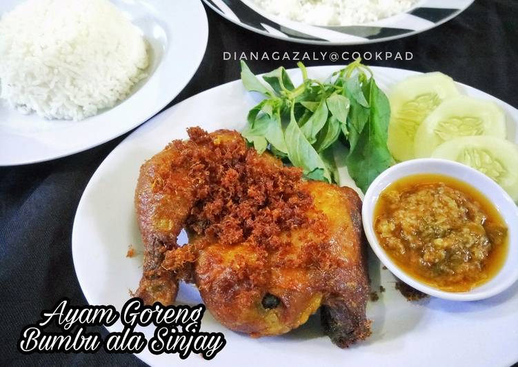 gambar untuk resep Ayam Goreng Bumbu ala Sinjay