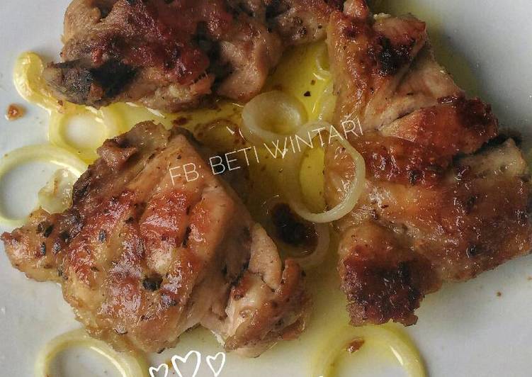 resep lengkap untuk Ayam Panggang saos butter KETO