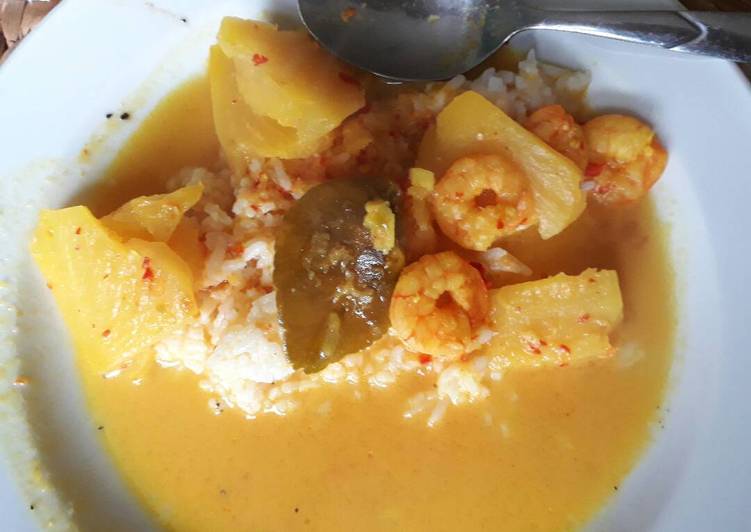 cara membuat Sayur Nanas dan Santan