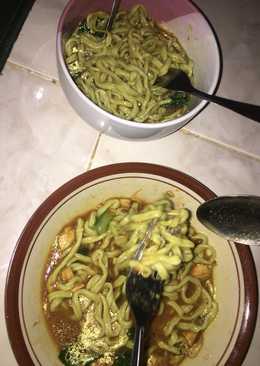 Mie ayam ijo sawi