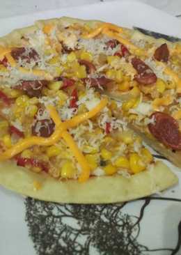 Pizza jagung manis teflon lezat