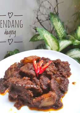 Rendang daging enak dan lembut