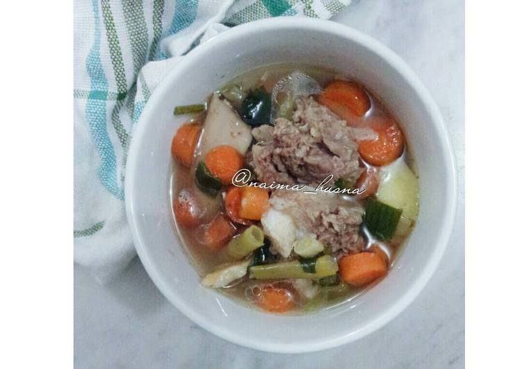 gambar untuk resep makanan Sup iga sapi /sop tangkar bening betawi