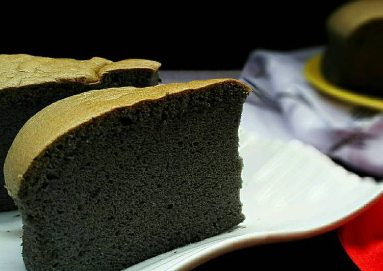 resep Ogura Black Cake