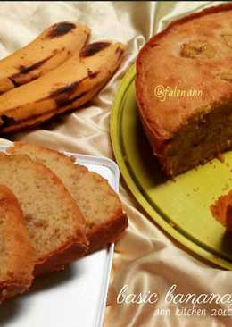 Basic banana cake versi JTT