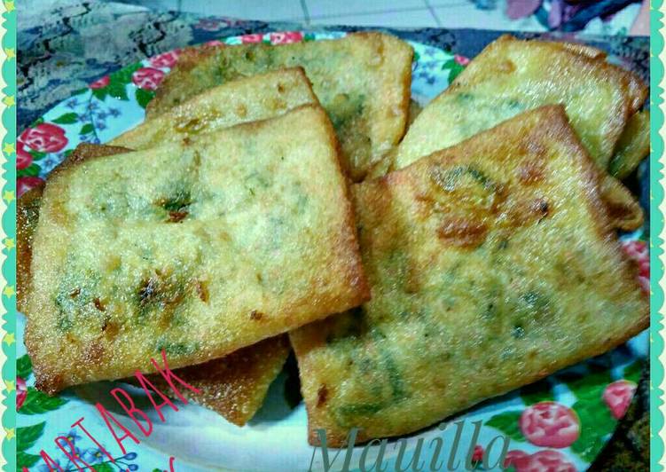 gambar untuk cara membuat Martabak telor wajan kwalik