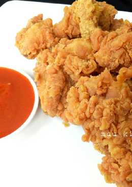 Kentucky fried chicken crispy, crunchy & juicy