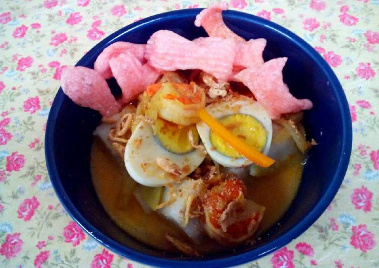 resep Lontong Sayur Labu Siam dengan Uncle Ben's (boil in bag)